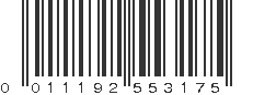 UPC 011192553175