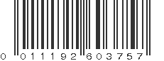 UPC 011192603757