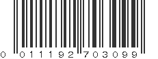 UPC 011192703099