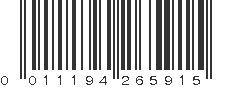 UPC 011194265915