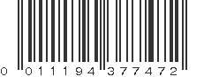 UPC 011194377472