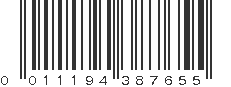 UPC 011194387655