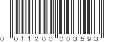 UPC 011200003593