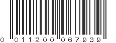 UPC 011200067939