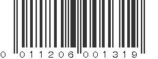 UPC 011206001319