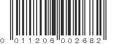 UPC 011206002682