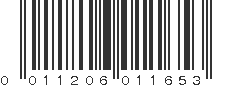 UPC 011206011653