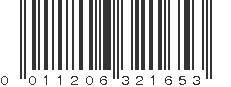 UPC 011206321653