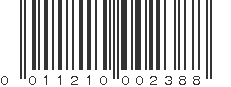 UPC 011210002388