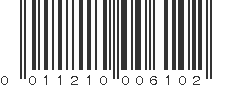 UPC 011210006102