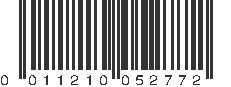 UPC 011210052772