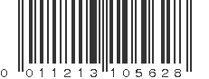 UPC 011213105628