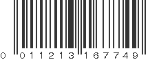 UPC 011213167749