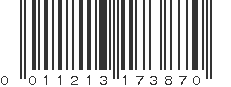 UPC 011213173870