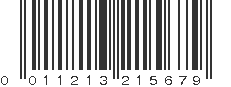 UPC 011213215679