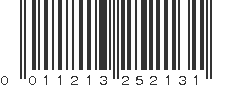 UPC 011213252131