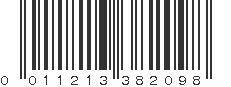 UPC 011213382098