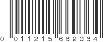 UPC 011215669364