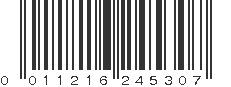 UPC 011216245307