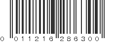 UPC 011216286300