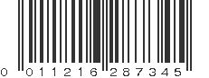 UPC 011216287345