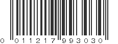 UPC 011217993030