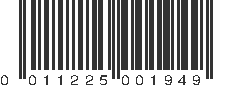 UPC 011225001949