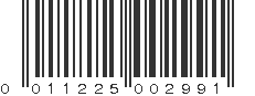 UPC 011225002991