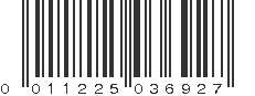 UPC 011225036927