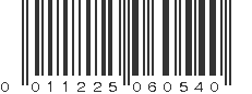 UPC 011225060540