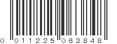 UPC 011225063848