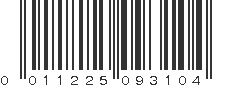 UPC 011225093104