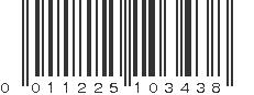 UPC 011225103438