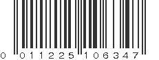 UPC 011225106347