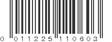 UPC 011225110603