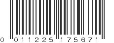 UPC 011225175671