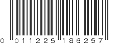 UPC 011225186257