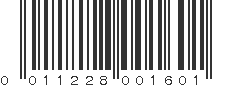 UPC 011228001601