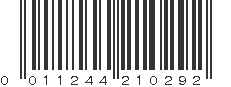 UPC 011244210292