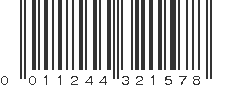 UPC 011244321578