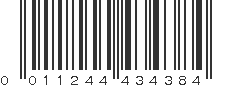 UPC 011244434384