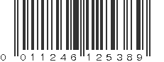 UPC 011246125389