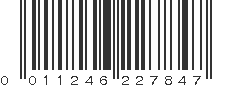 UPC 011246227847