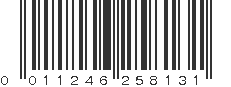 UPC 011246258131