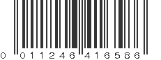 UPC 011246416586