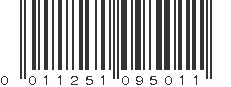 UPC 011251095011