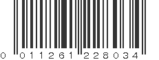 UPC 011261228034