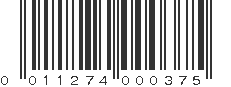 UPC 011274000375