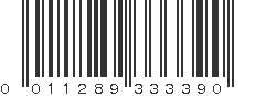 UPC 011289333390