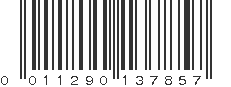 UPC 011290137857